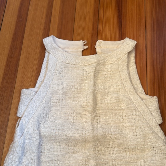 Zara Girls Cotton blend textured dress. Size 9 - Picture 4 of 11